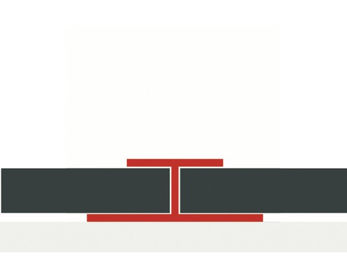 Duropan verbindingsstrip wit 10x45x2700 mm