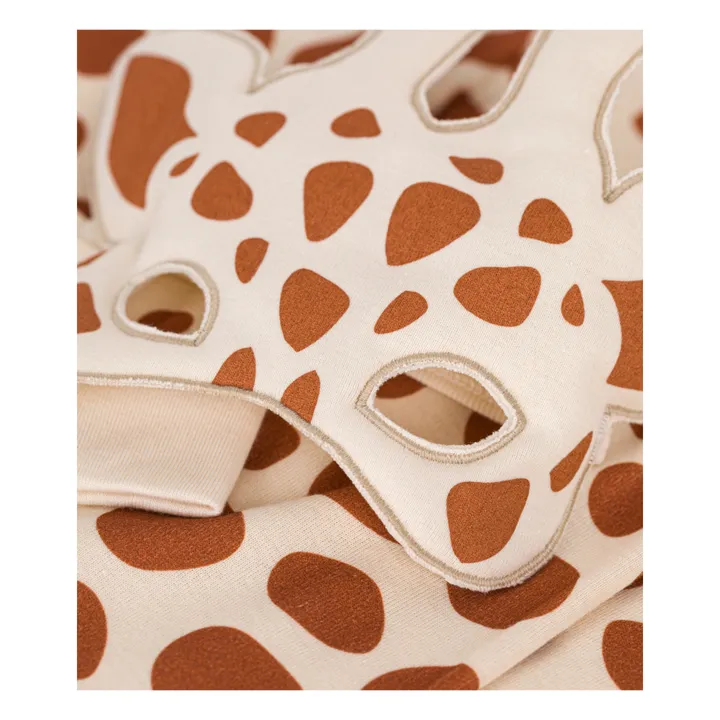 Petit Bateau Ensemble Pyjama et Masque Manege Giraffe | Beige
