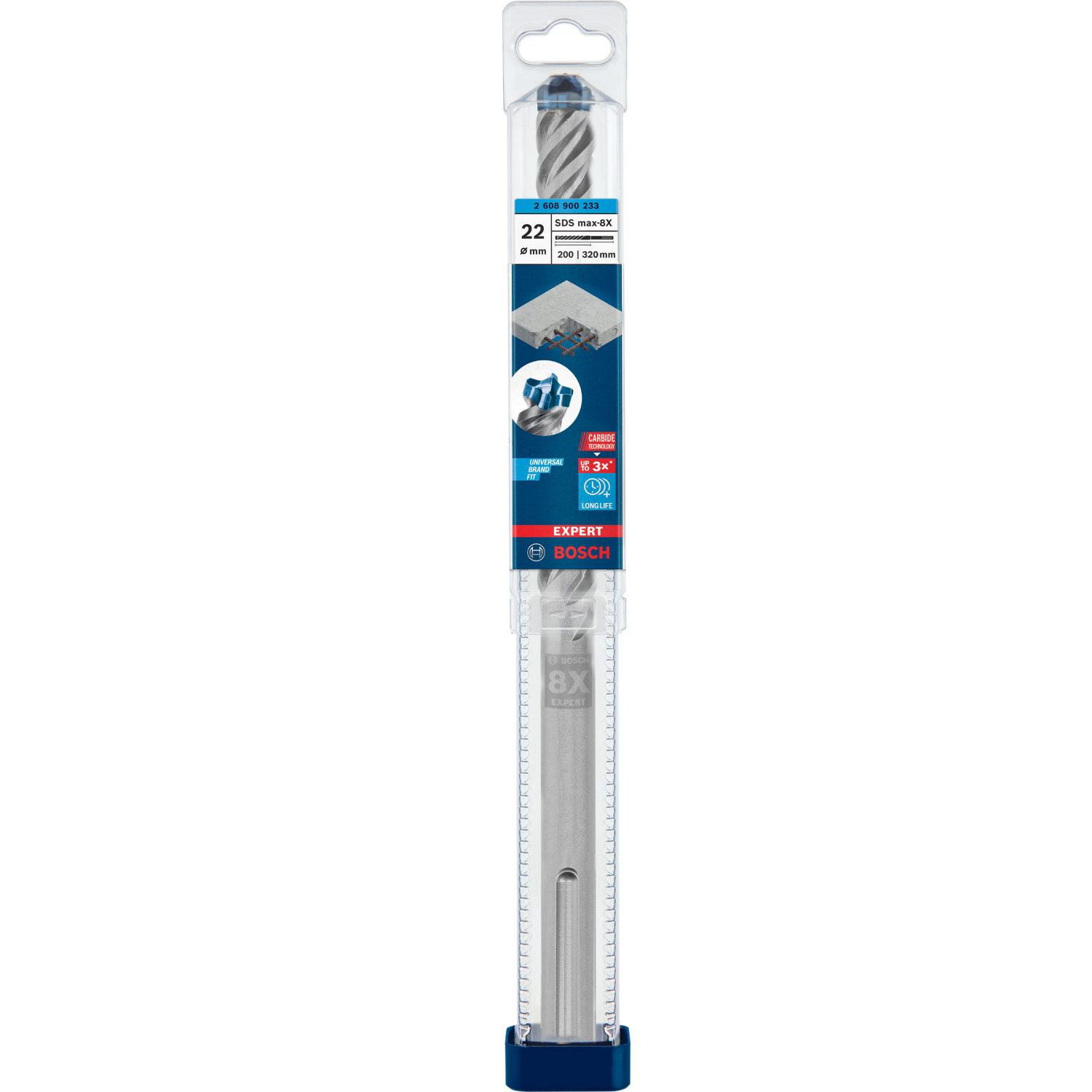 Bosch 2608900233 EXPERT Hamerboor SDS Max-8X - 22x200x320mm