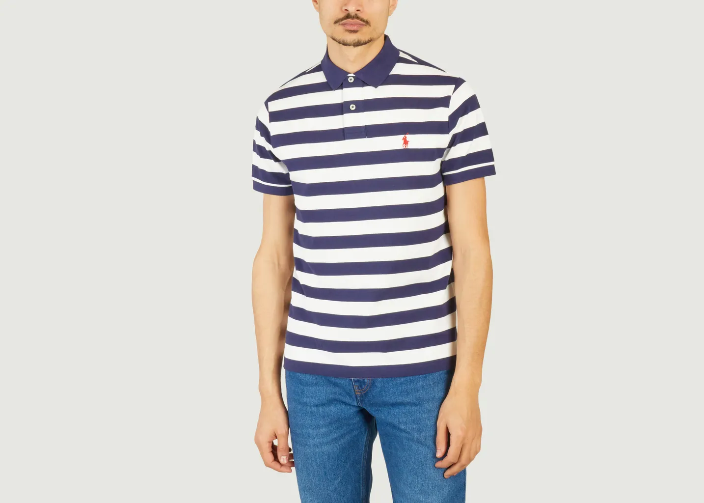 Polo Ajusté Rayé Polo Ralph Lauren