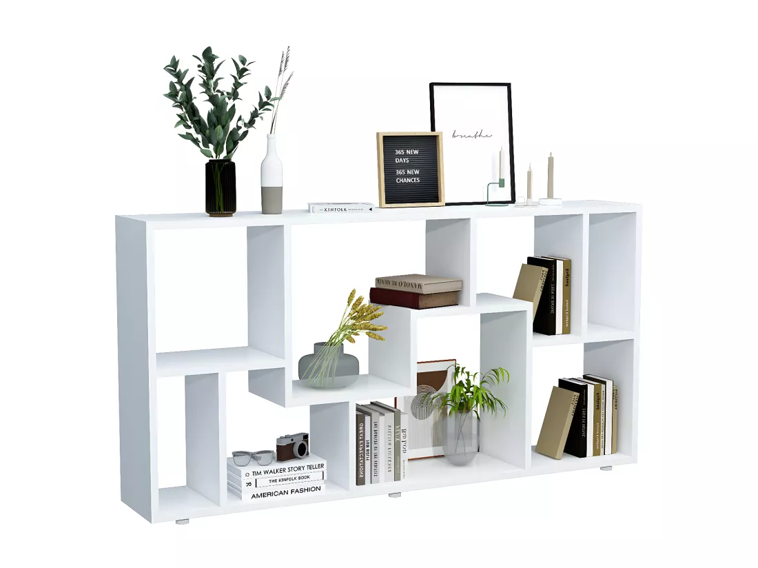 Étagère Séparation de pièce Bibliothèque Lanisa L