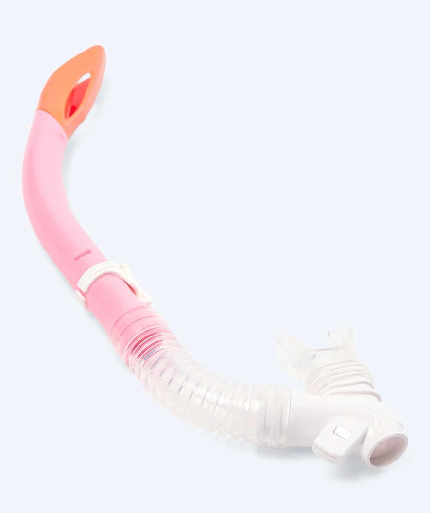 Watery semi-dry snorkel til børn - Triton - Pink