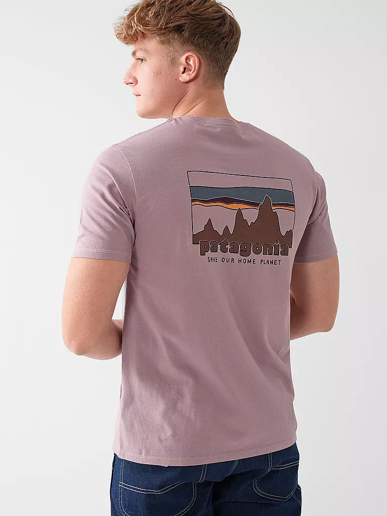 PATAGONIA T-Shirt 73 Skyline Organic rosa