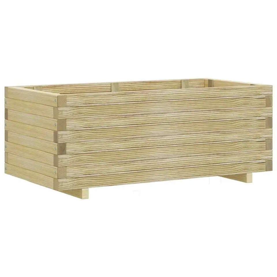 vidaXL - Houten Plantenbak - Bruin - Hout