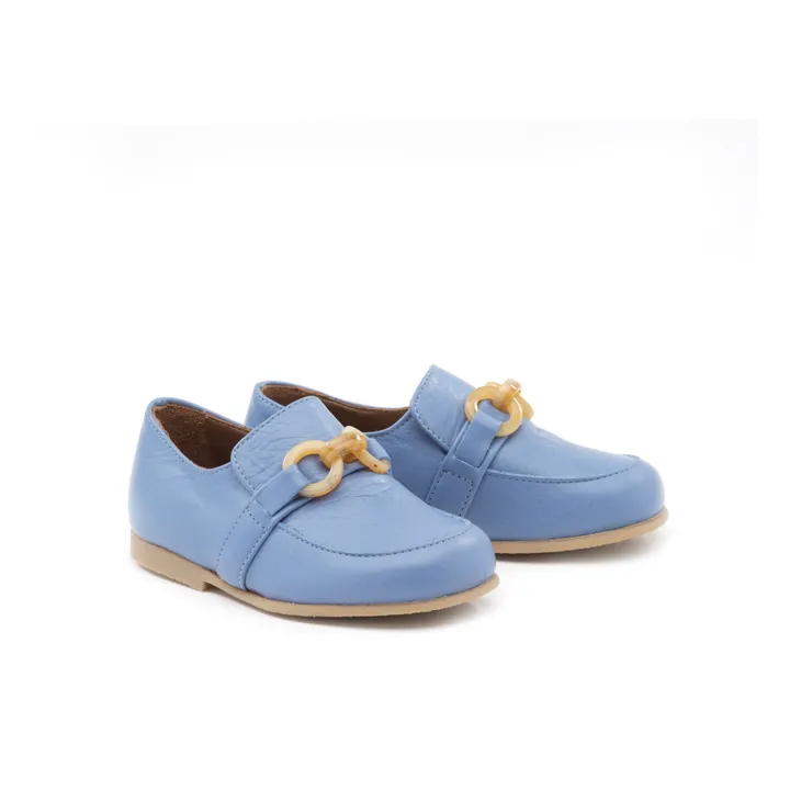 Pèpè Mocassins Cuir | Bleu