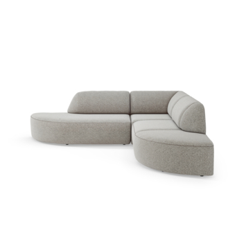 Modulaire bank Lieve tussenstuk taupe stof