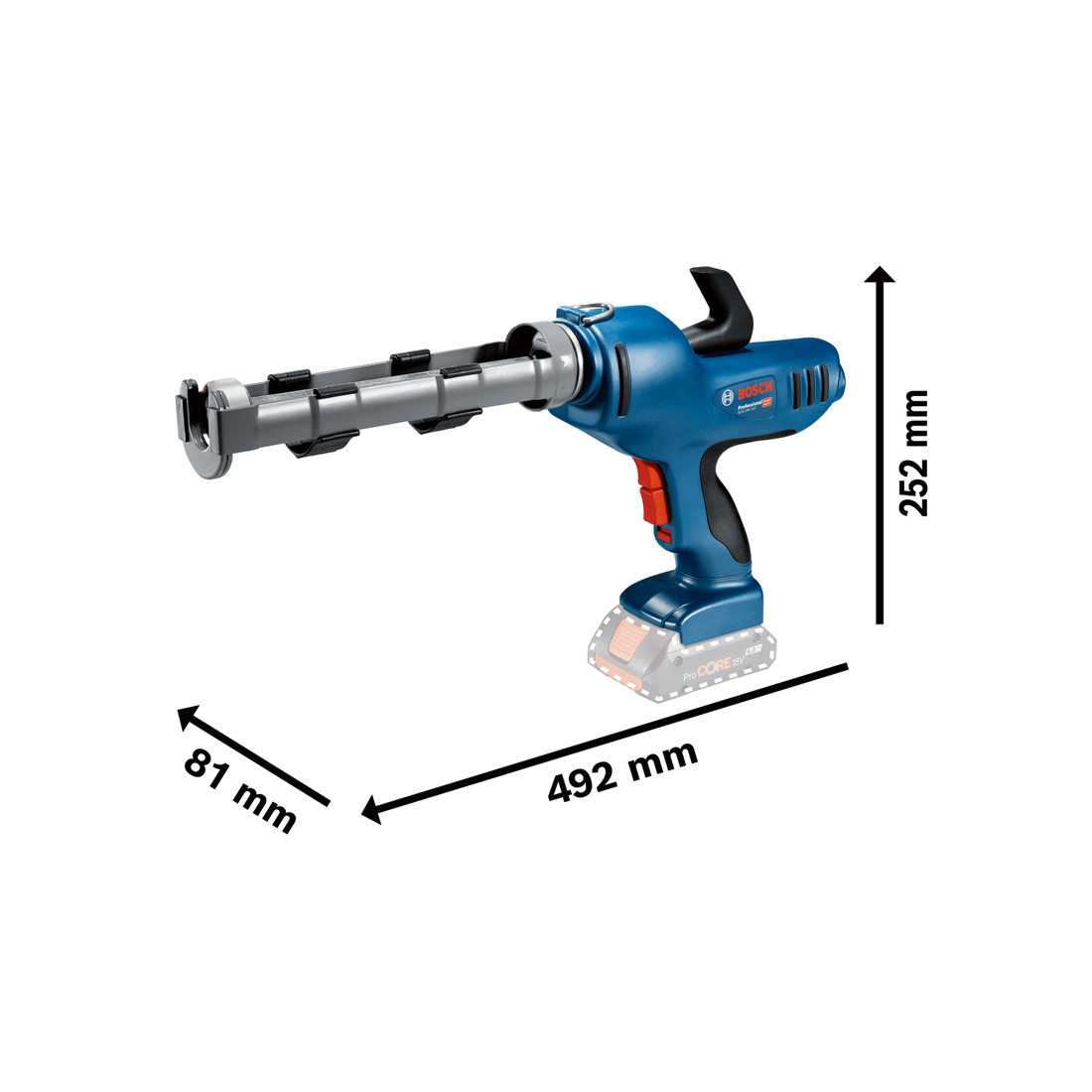 Bosch GCG 18V-310 (solo C) Kartuschenpresse (0 601 9C4 100)