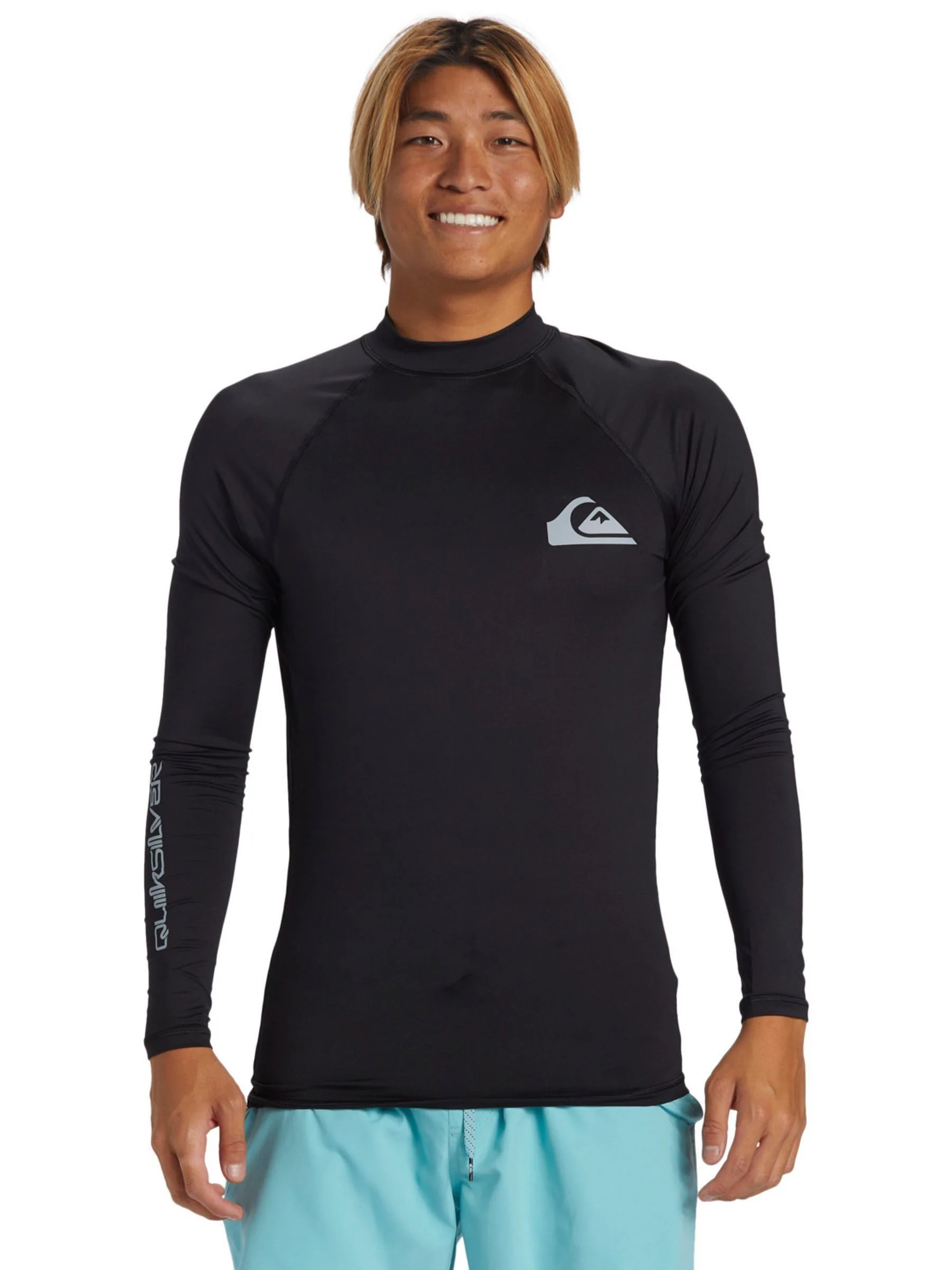 Zwart - Quiksilver surfhemdje met lange mouwen