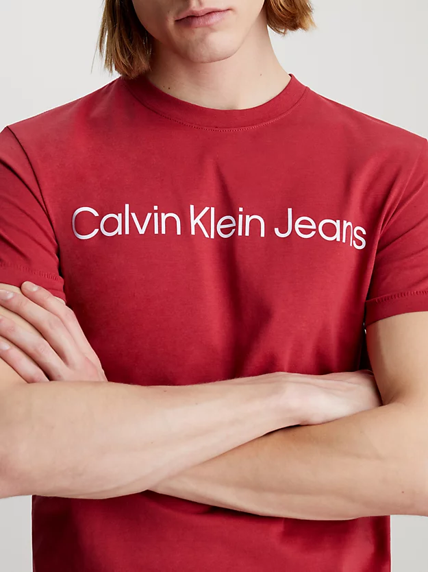Camiseta slim fit com logo