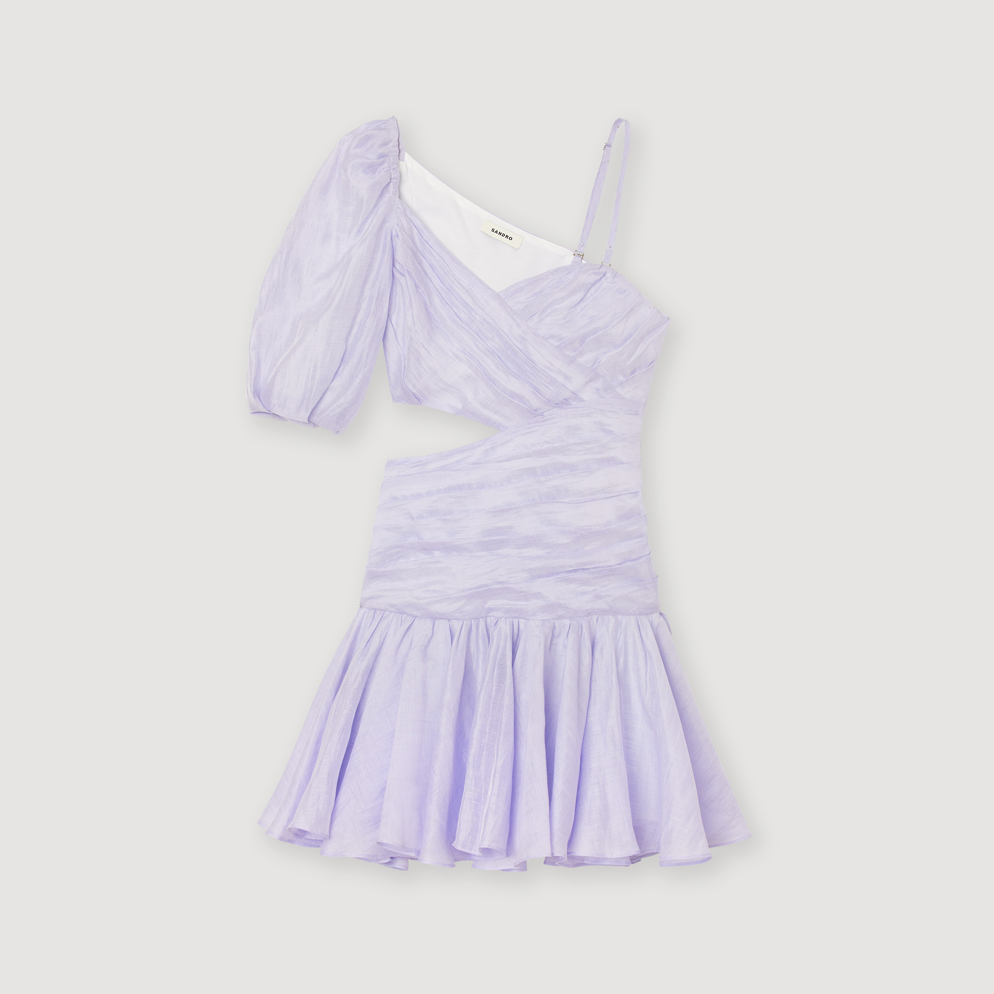Robe drapee asymetrique