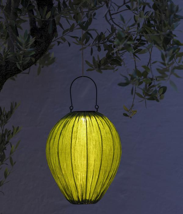 Dehner Solar-Laterne Kaja, ca. Ø27/H33 cm