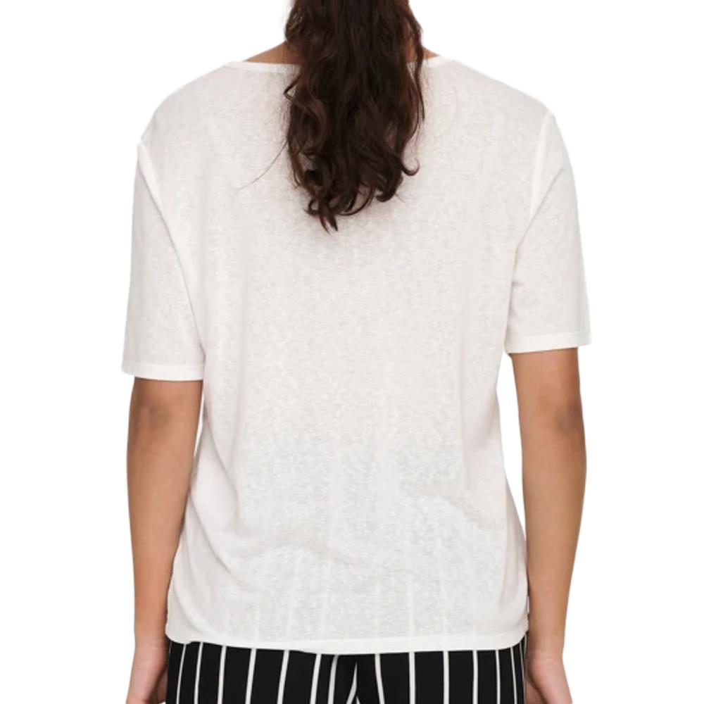 JDY T-shirt Blanc Femme JDY Faustina
