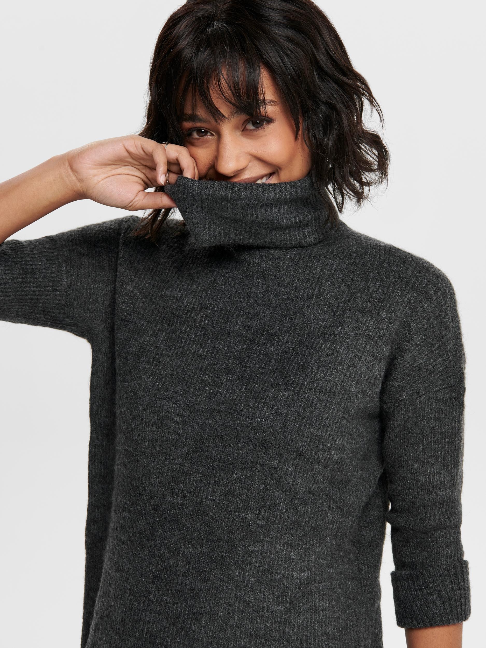 ONLY Strickkleid »ONLJANA L/S COWLNCK DRESS«