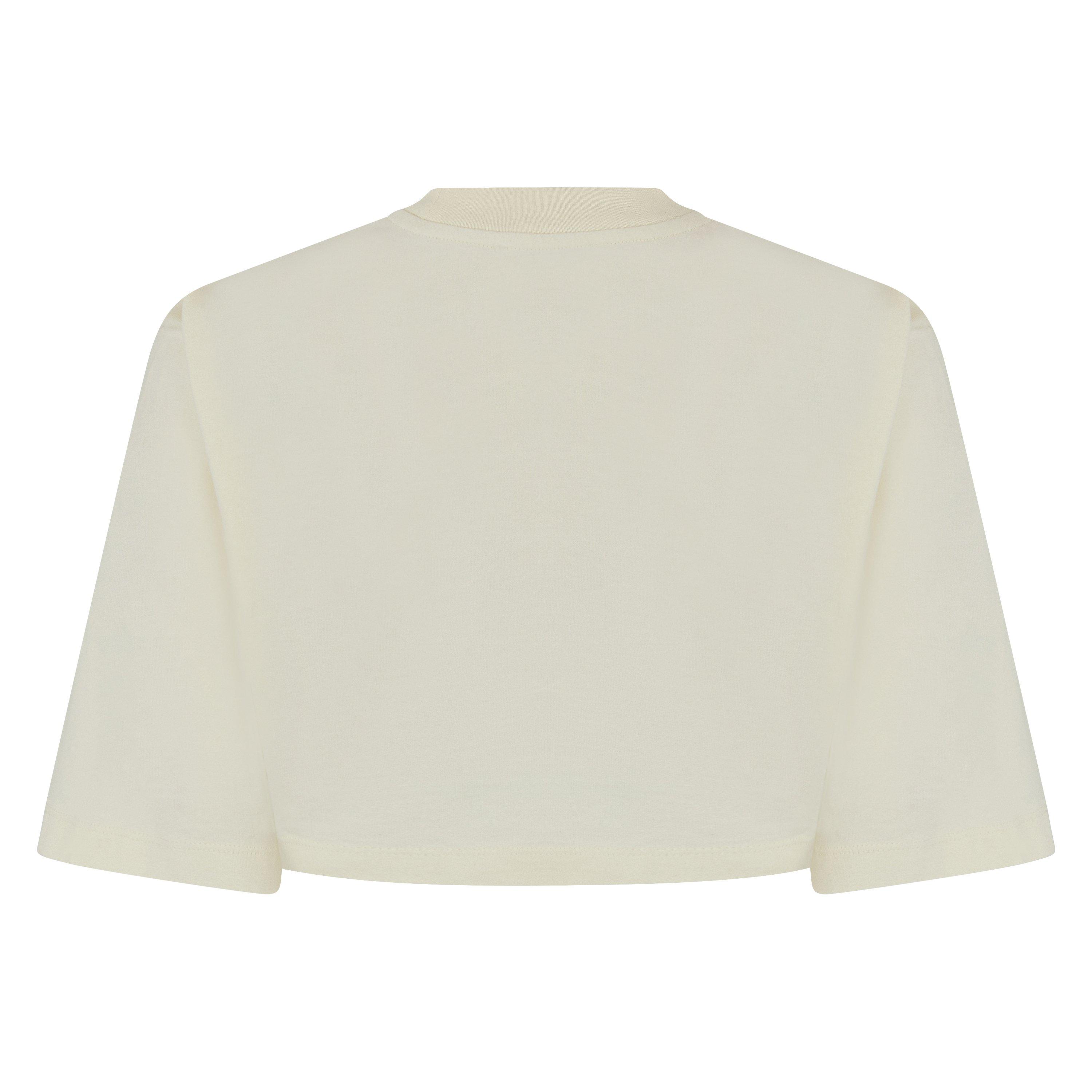 Off White Crop Top