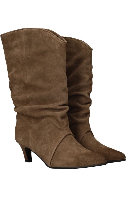 Shoecolate Laarzen Taupe Dames