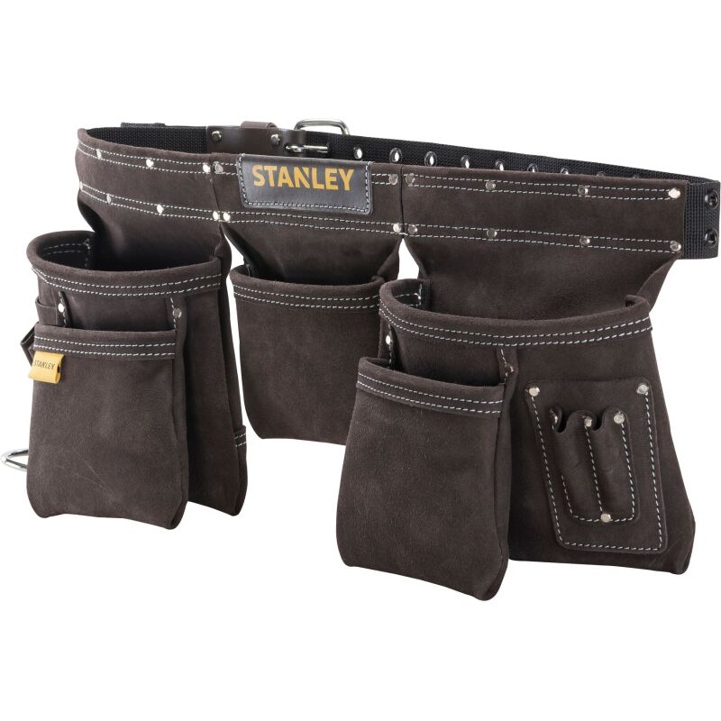 Porte-outils cuir double ceinture