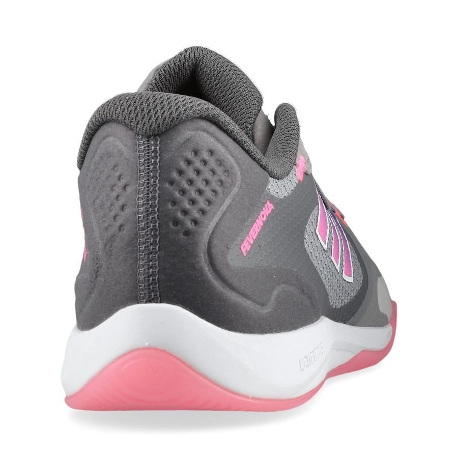 adidas Fevernova Court IN - Gris/Rose/Bleu