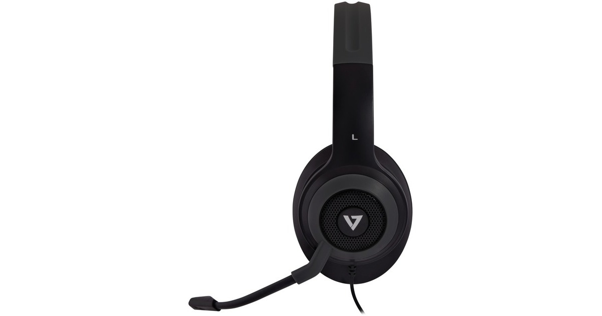 V7HC701 Premium Stereo Headset over-ear   (Zwart)