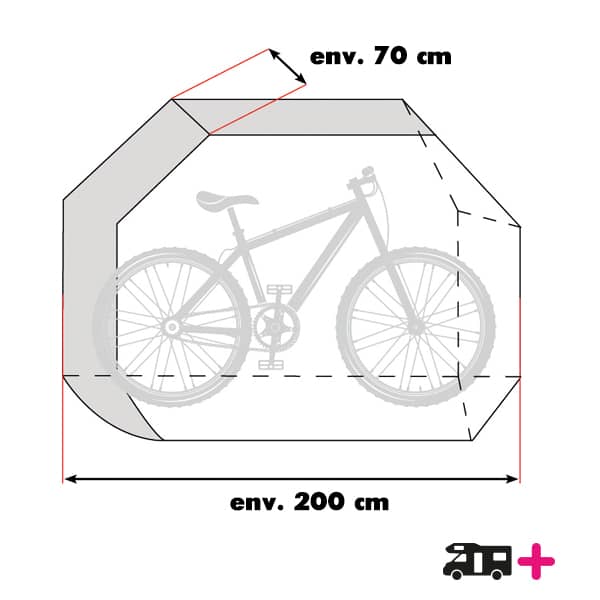 Housse de vélos pour caravane
