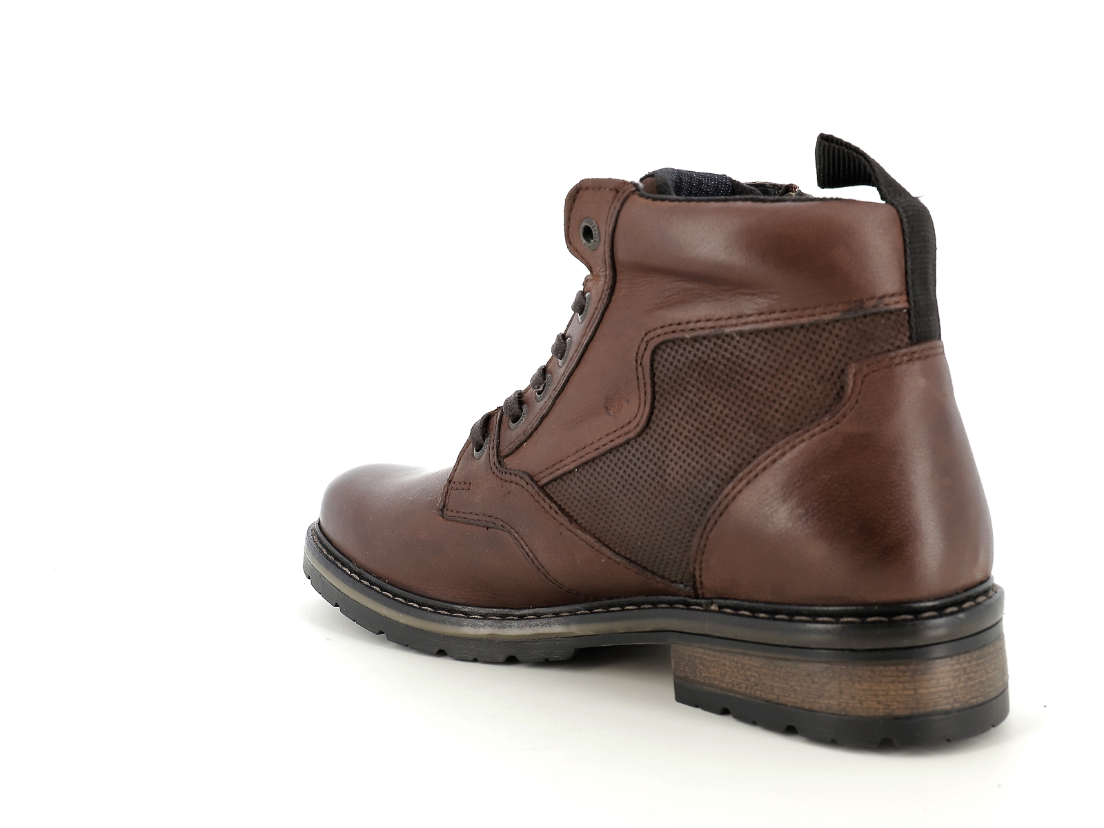 Redskins-ETERNEL Cuir Marron Foncé