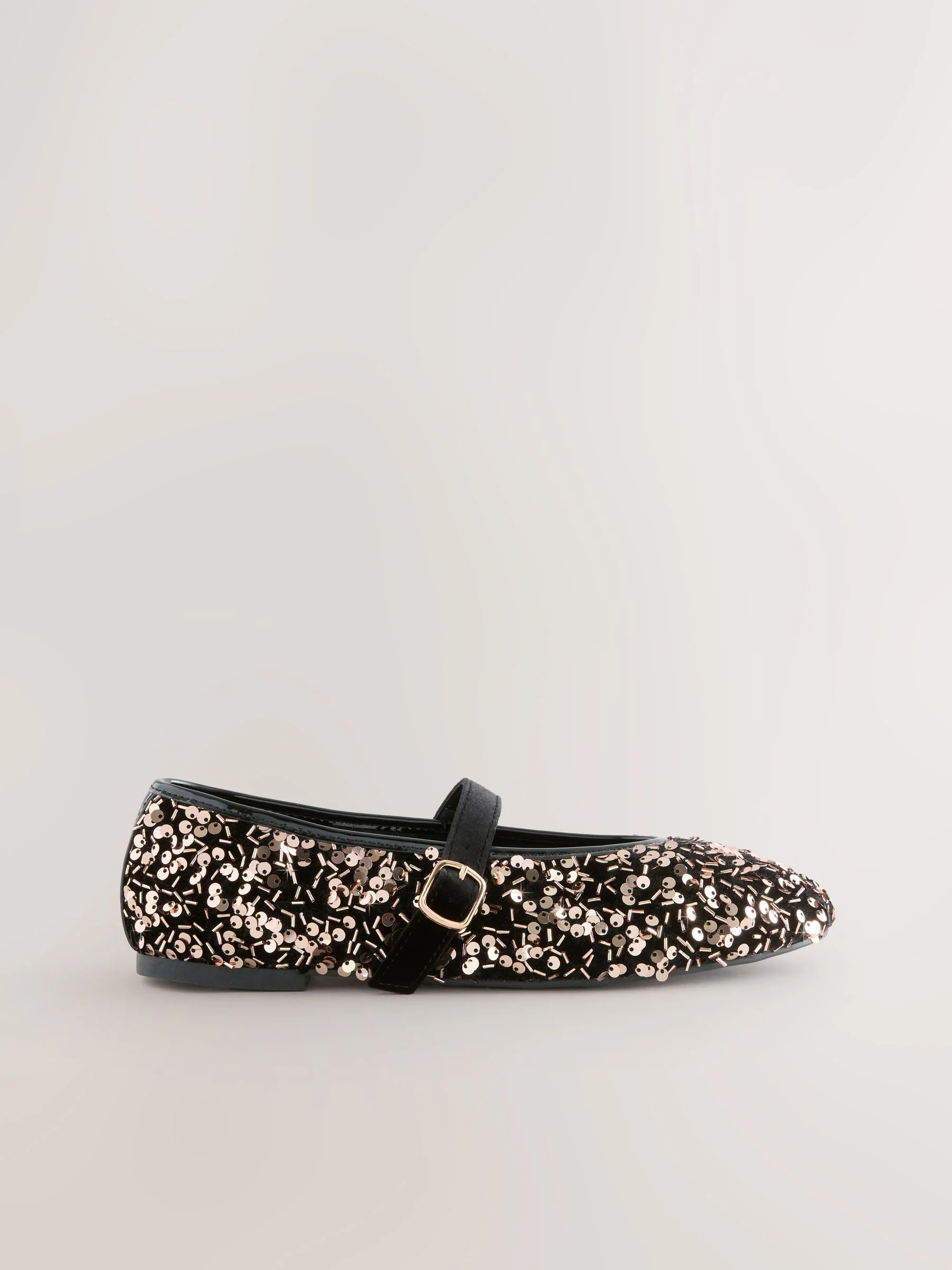 Brons - Forever Comfort® Embellished Sequin Mary Jane Shoes