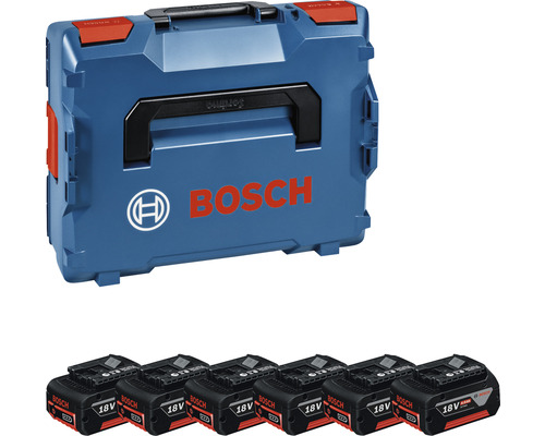 Accupakket 6 x 18V GBA 18V Bosch Professional 4 Ah