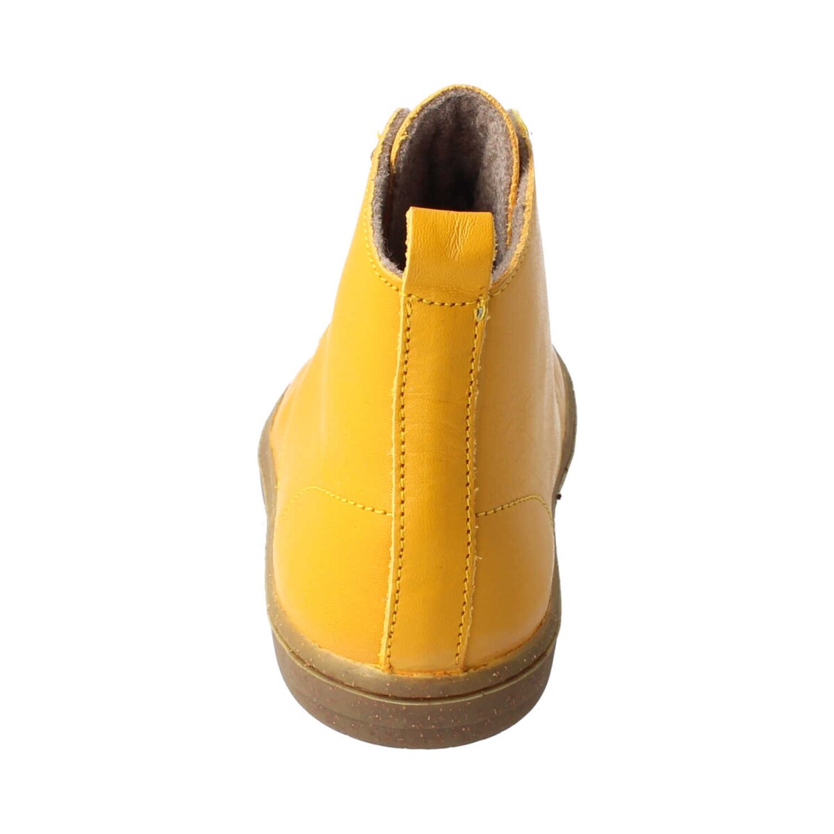 B42150-F44 HAPPY-FEET bio nappamustardwoolfleece laces Weite/M