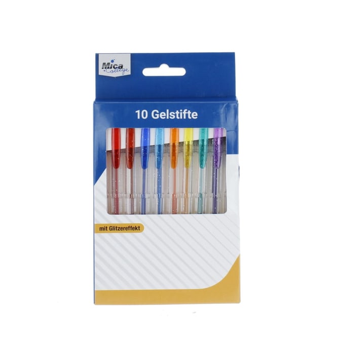 10 Gelstifte - Spitze 0,8 mm
