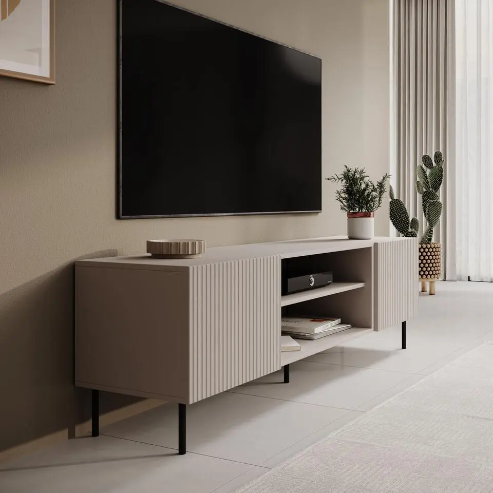 Meubella - TV-Meubel Alex - Beige - 181 cm
