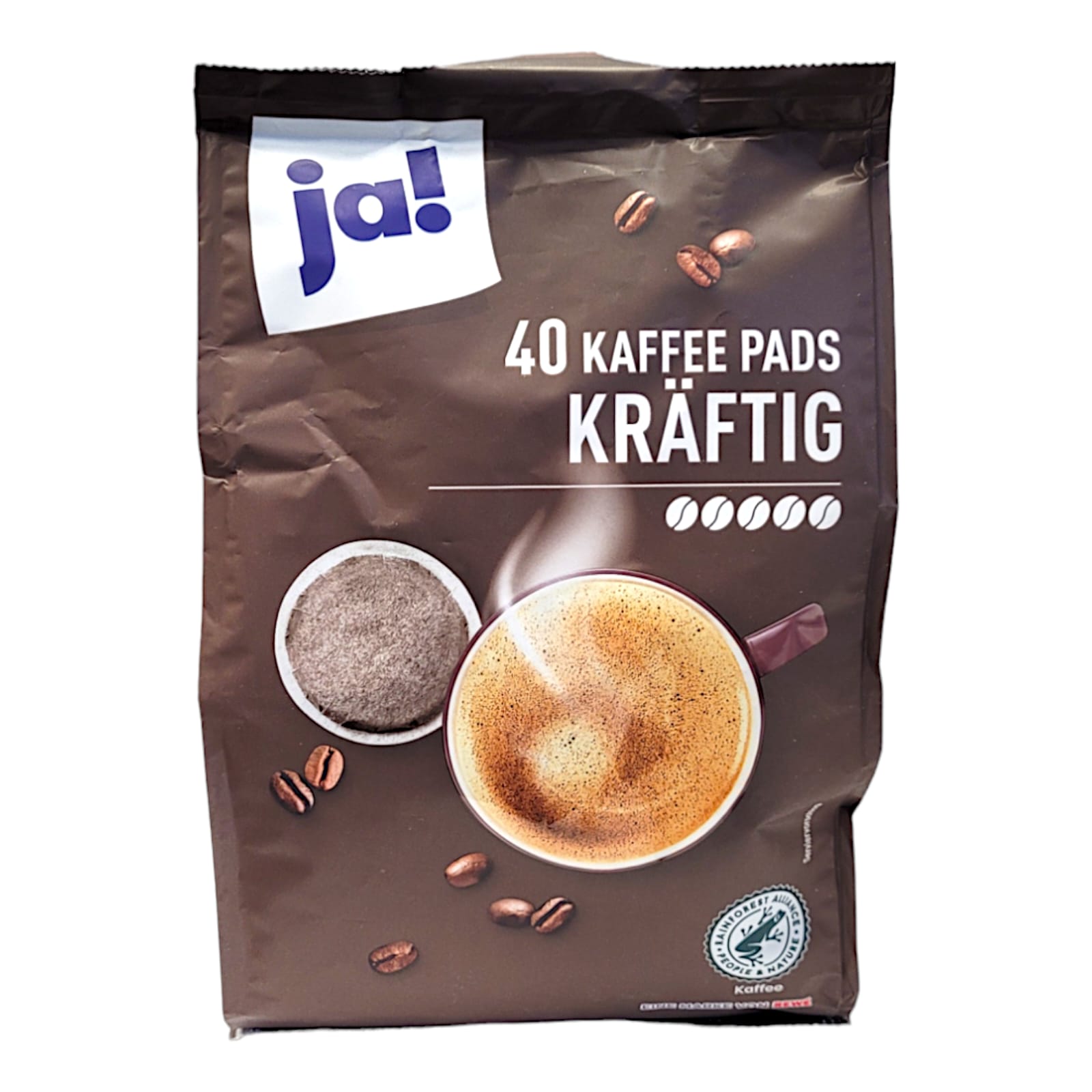 ja! Kaffee Kräftig 40 Pads MHD:11.5.25
