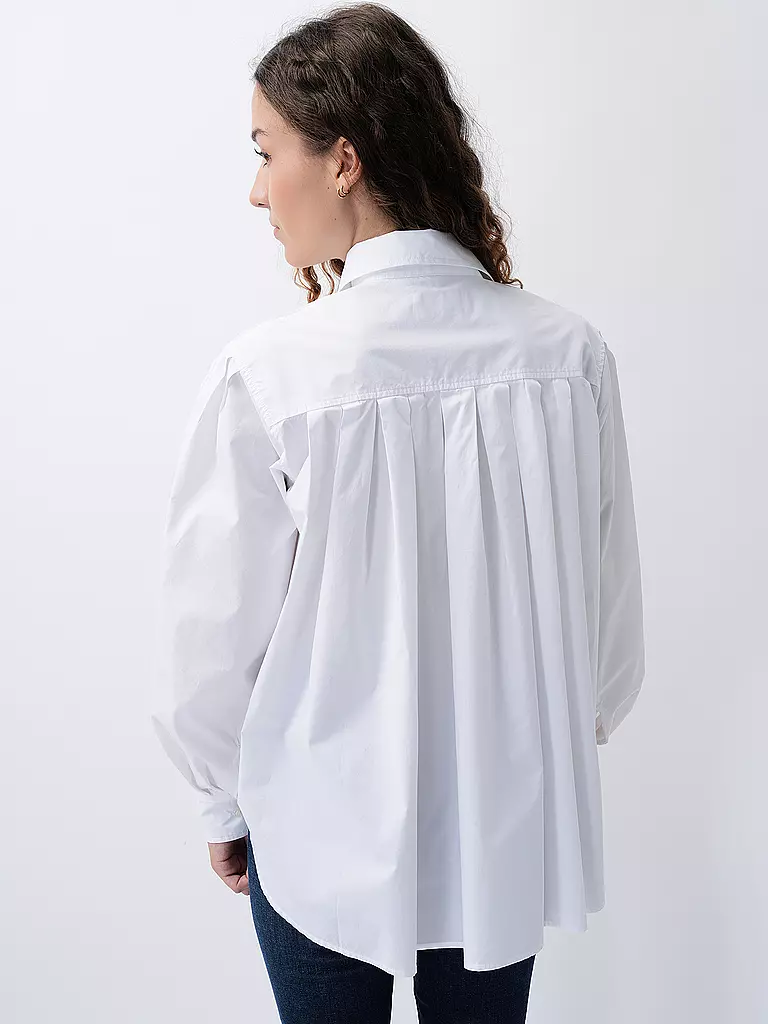 OFFICINE GENERALE Hemdbluse MAHAULT weiss