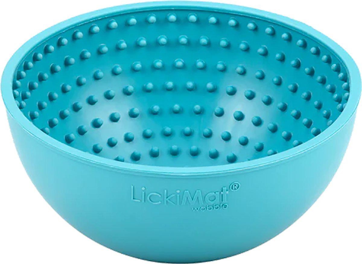 LICKIMAT - HundeskålWobble Light Blue 17X17X8Cm