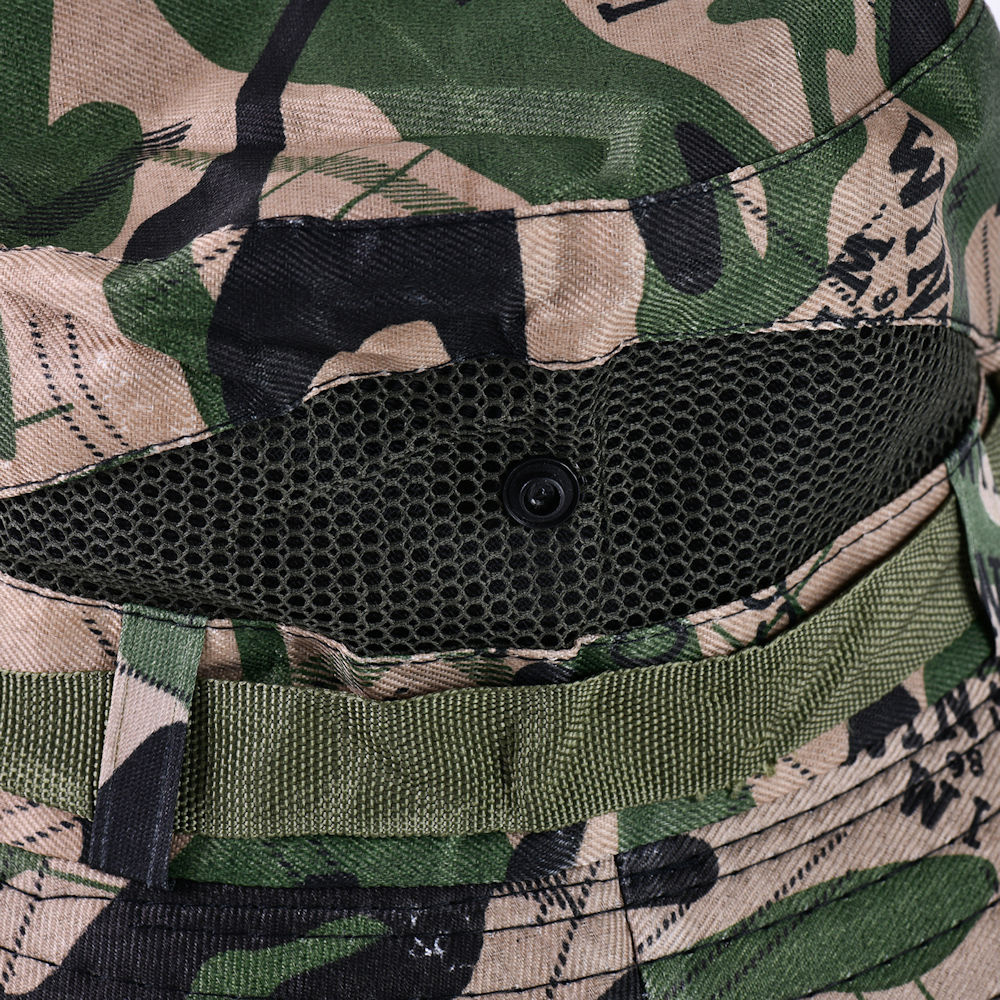 Decopatent Camouflage Jungle vissershoedje (Army Groen)