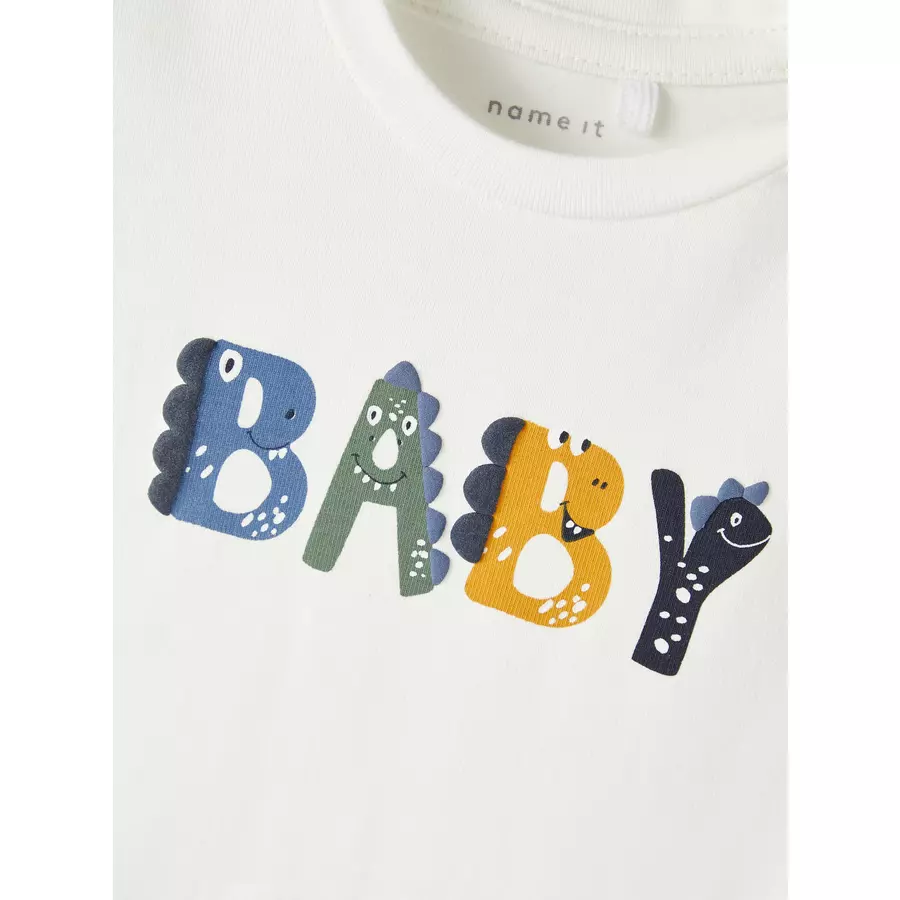 name it Langarmshirt Nbmticard White Alyssum