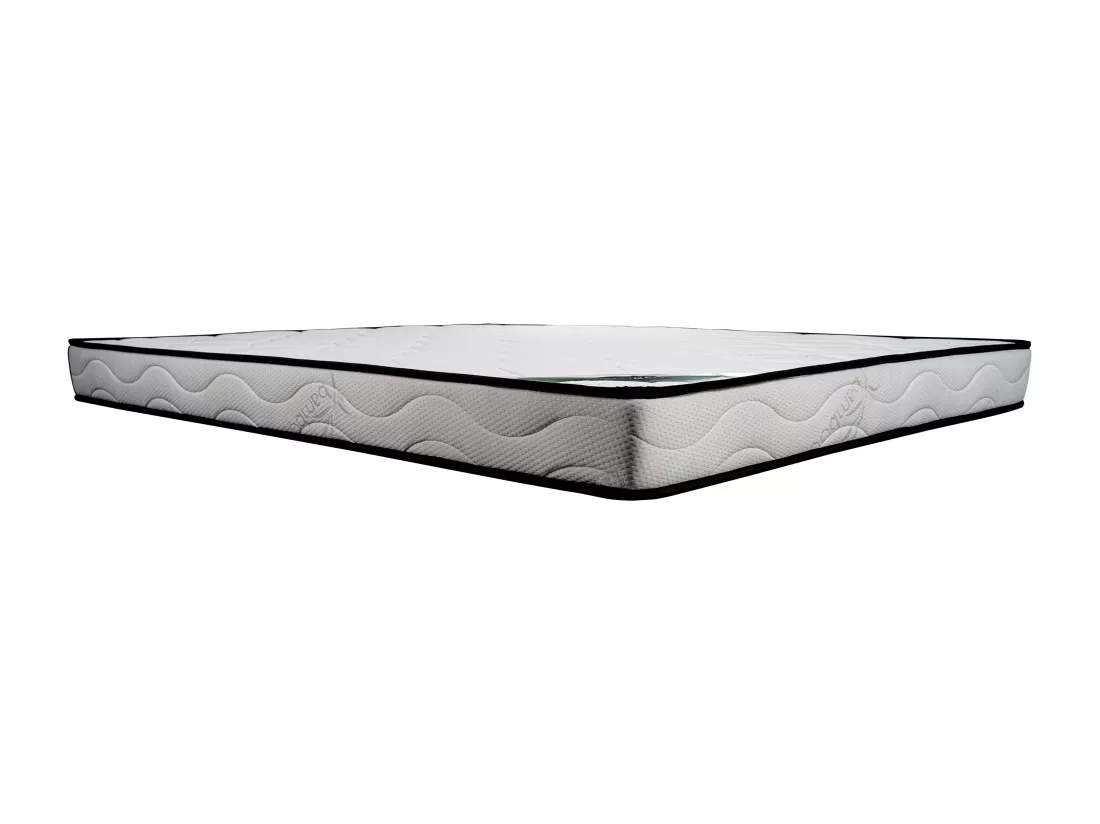 Ensemble 140 x 190 cm sommier tapissier + matelas mousse et coutil bambou ép.15cm - KANANI de NATUREA
