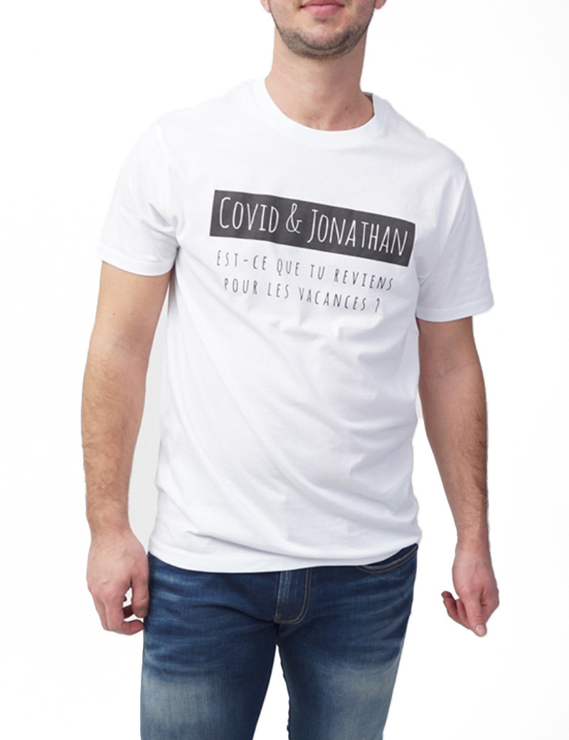 TRIANGLES T-SHIRT COVID&JONATHAN BLANC - TRIAAANGLES