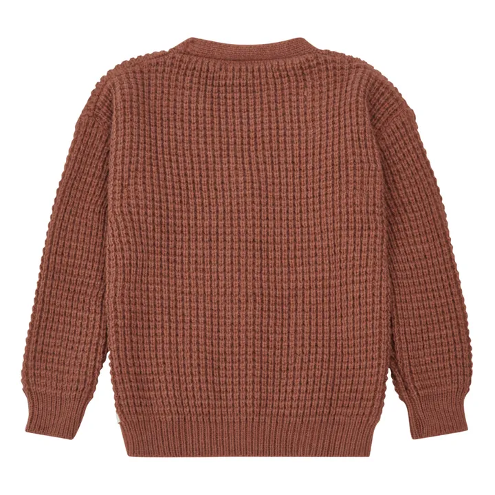 Búho Cardigan Poches | Terracotta