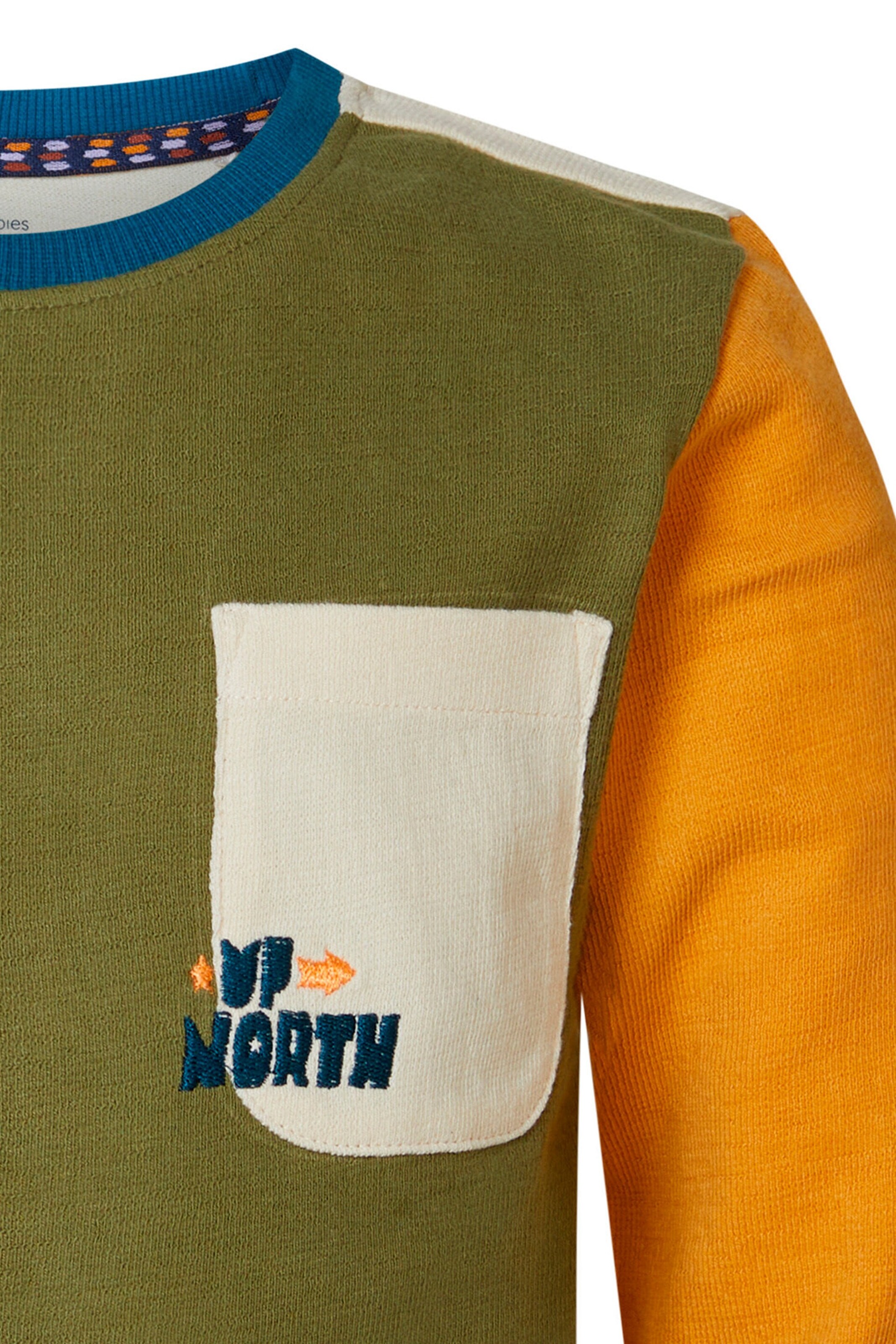 NOPPIES KIDS Langarmshirt Hoymille Olive Branch
