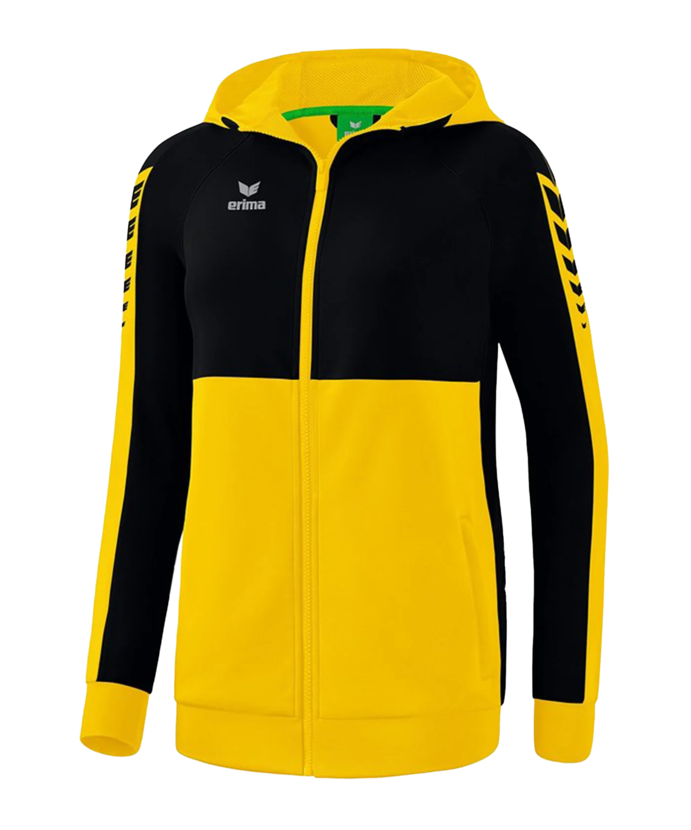 Erima Six Wings Kapuzenjacke Damen Gelb