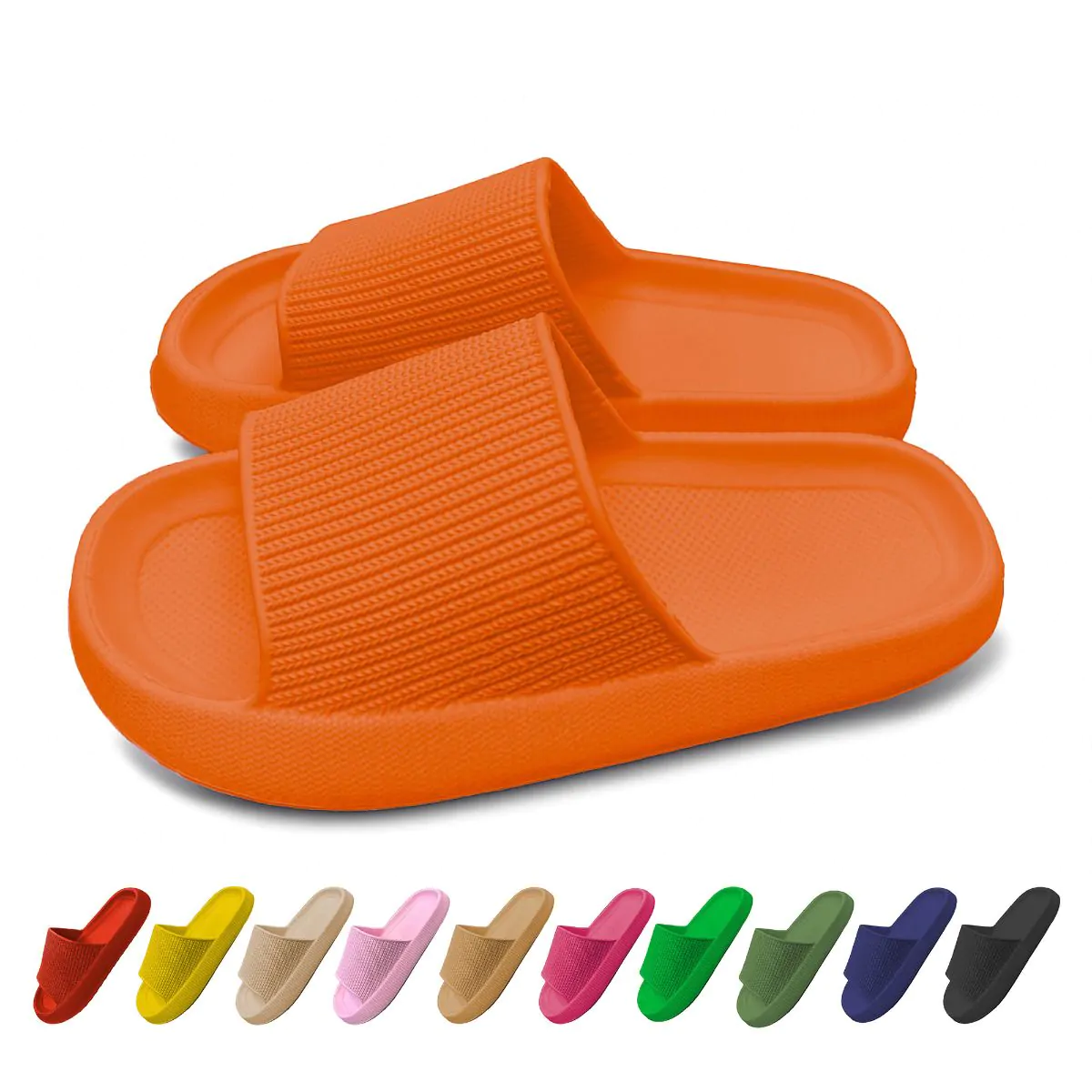 Orthopedische Zomer Badslippers (Oranje)