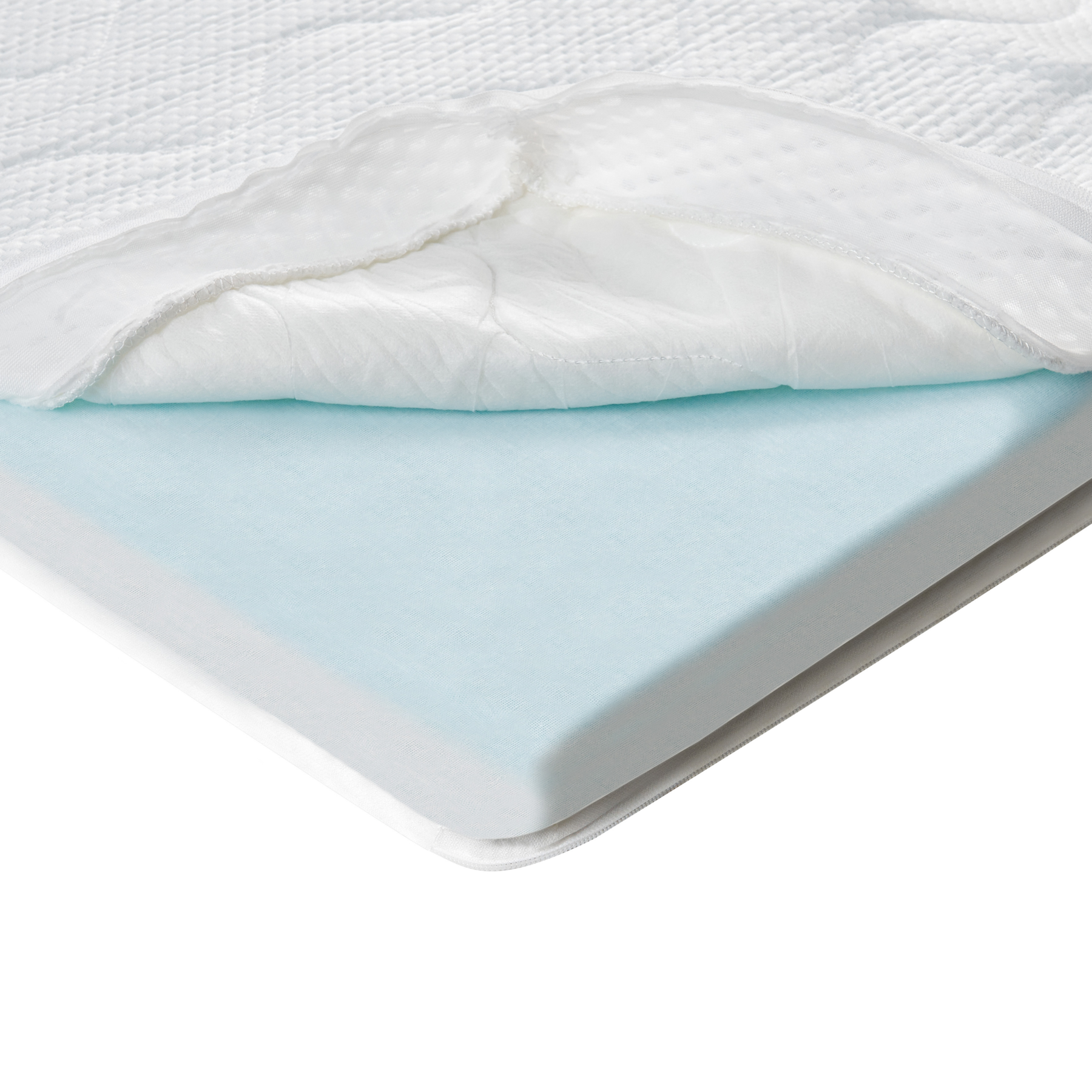 Beliani - FROSTY - Matrastopper - Wit - 120 x 200 cm - Gel