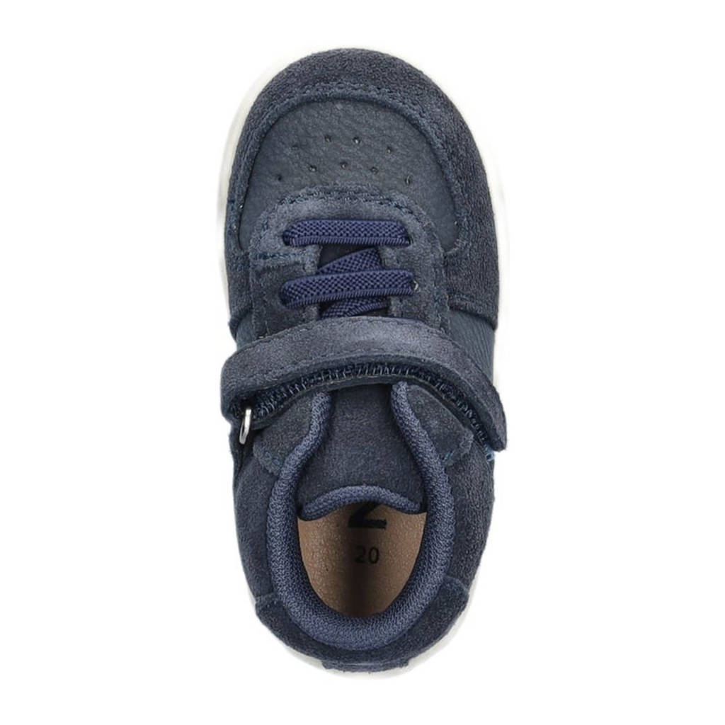Nelson Kids suède sneakers donkerblauw