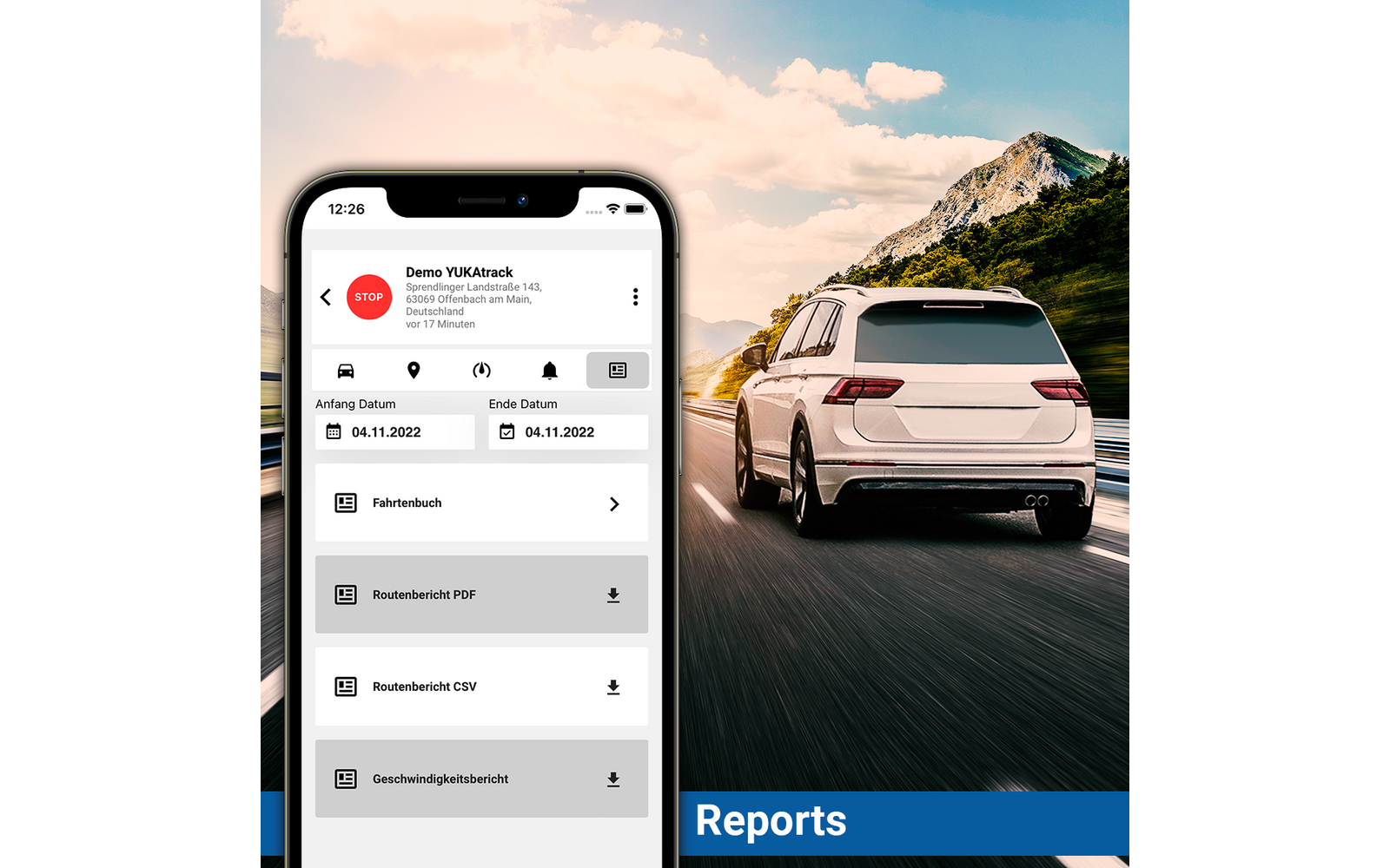 Yukatrack OBD2 GPS Fahrzeug Ortungssystem