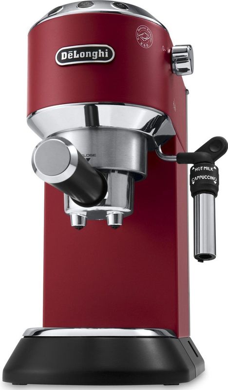 De'Longhi - Dedica Style EC685.R - Pistonmachine - Rood - Metalen Behuizing