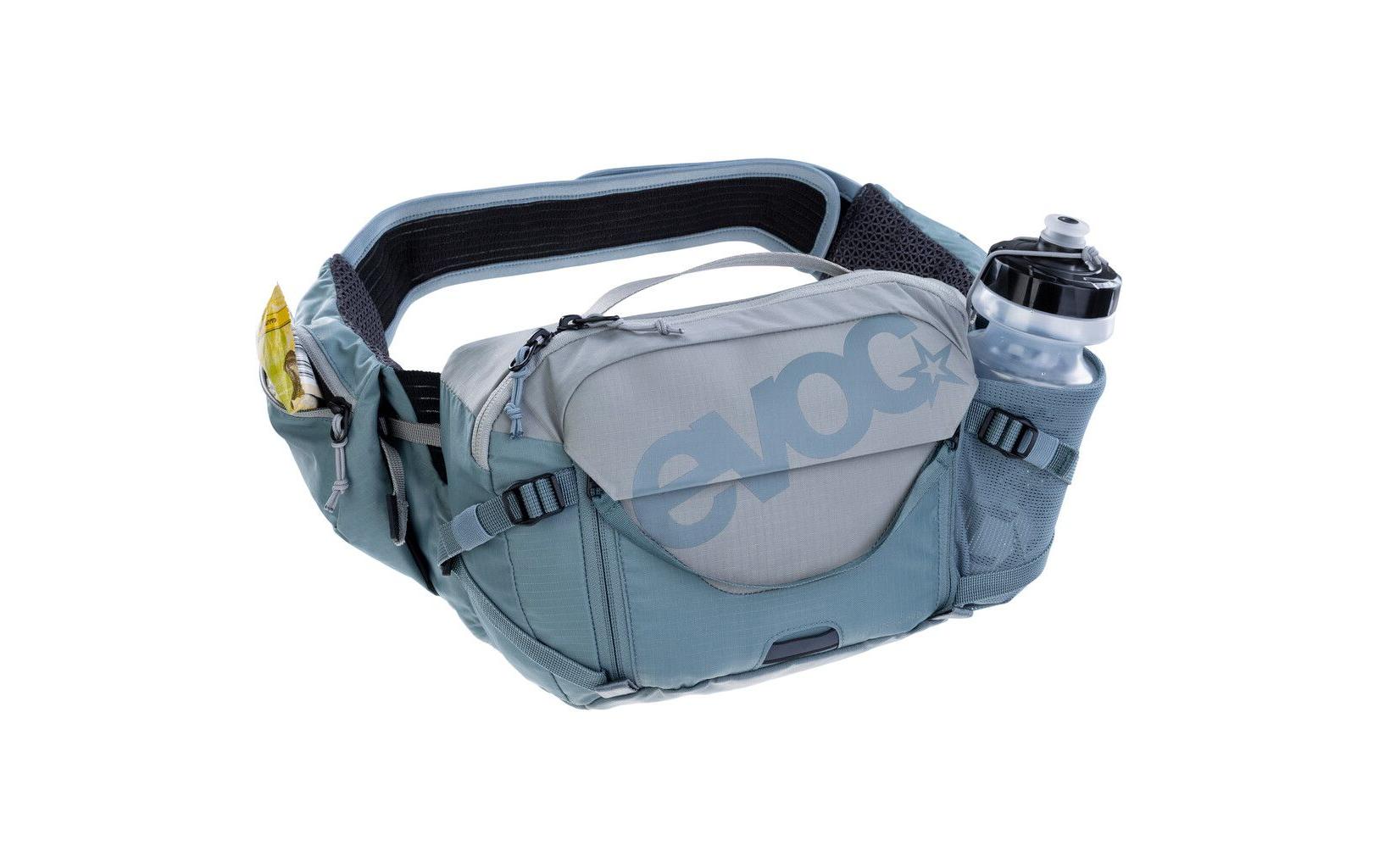 Hüfttasche Hip Pack Pro 3 l, Stone/SteelBelüftete Hightech-Tragetasche