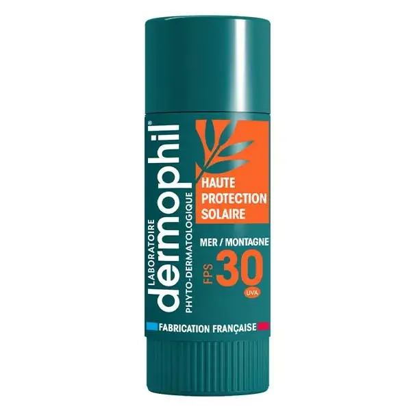 Dermophil Stick Lèvres Haute Protection Solaire FPS 30 – Mer et Montagne