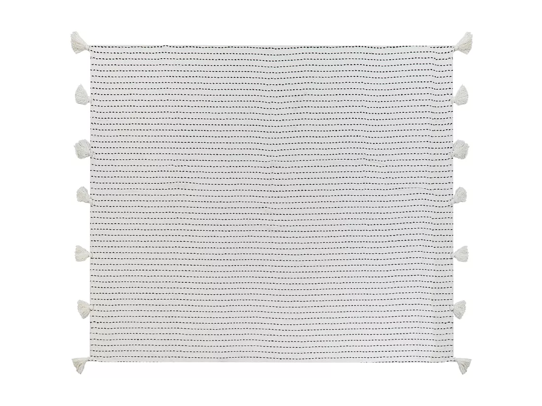 Couvre-lits MODAR Coton 220 x 240 cm Blanc cassé