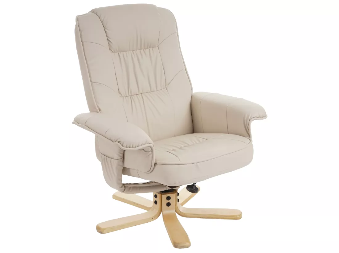 Fauteuil de relaxation H56, crème