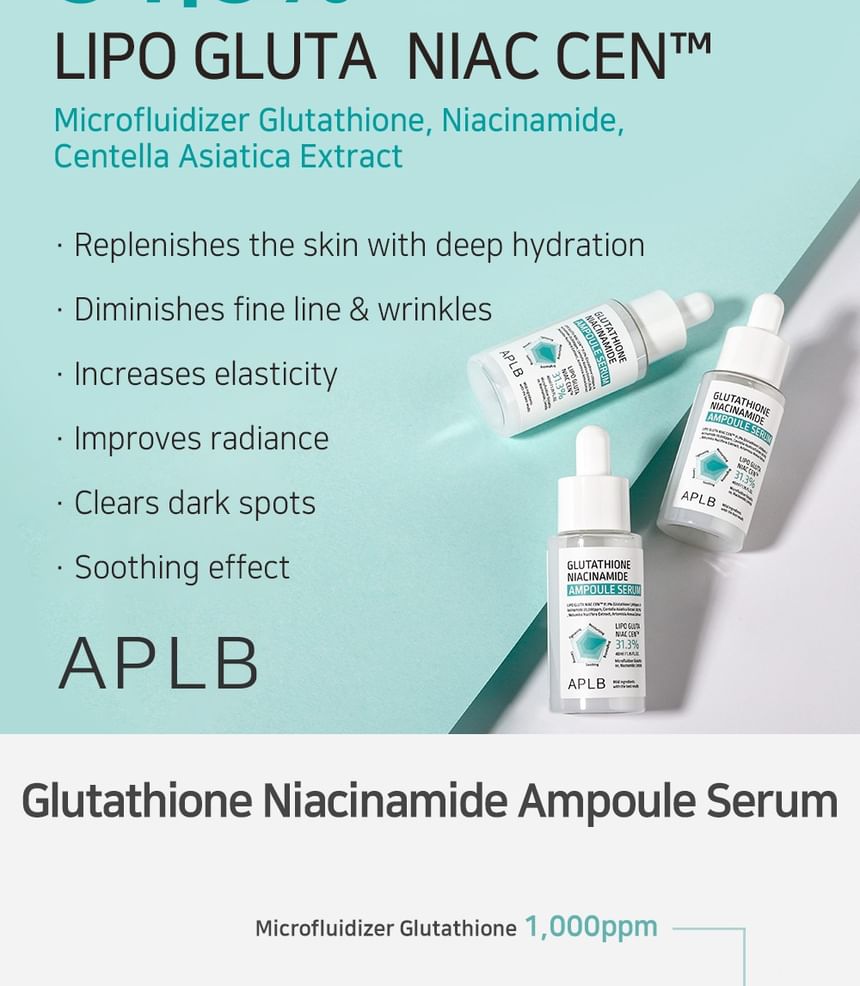 APLB - Glutathion Niacinamide ampulserumset
