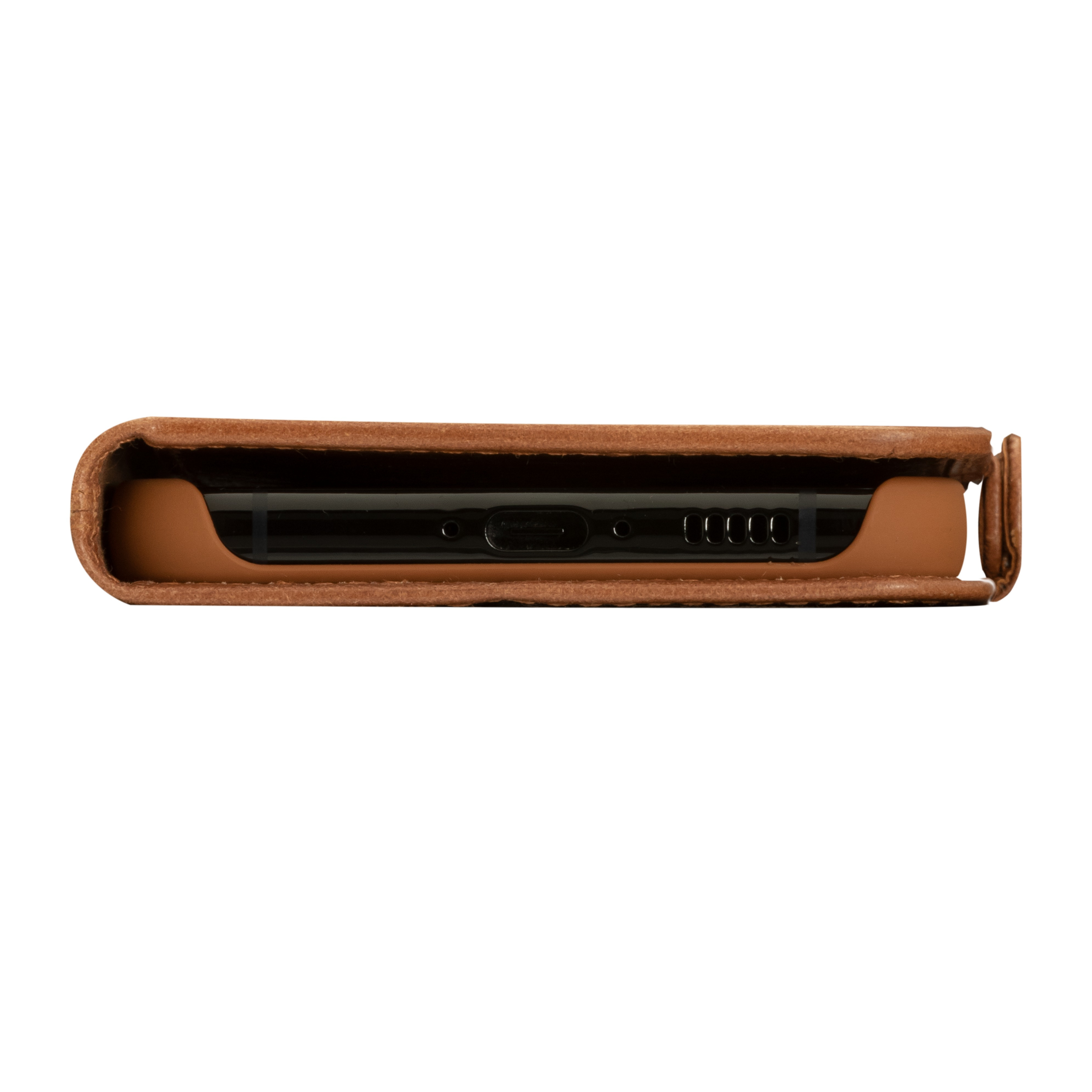 Samsung Galaxy A54 5G Echtleder Tasche mit RFID Schutz Copenhagen (CO54GT001782) - Tan